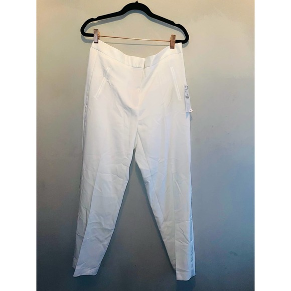 ZARA Women High waisted Cream Pants size L NWT - Picture 13 of 16